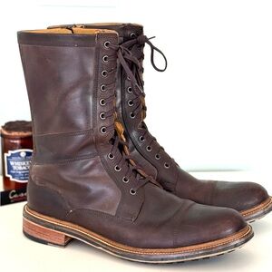 Cole Haan Vibram Conceria Brown Leather Lace-Up Boots Men’s SZ 9